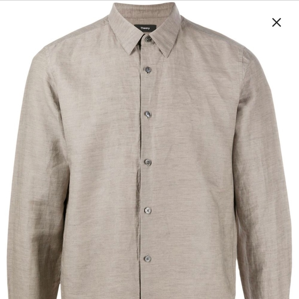 Brand new Theory size L linen shirt